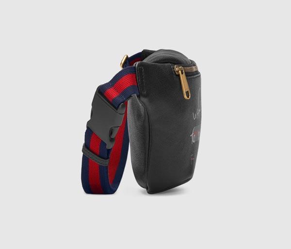 新作 GUCCI グッチ コピー 希少【Gucci×ココ キャピタン コラボ 】ベルトバッグ グッチ 493869 0FSBT 8131